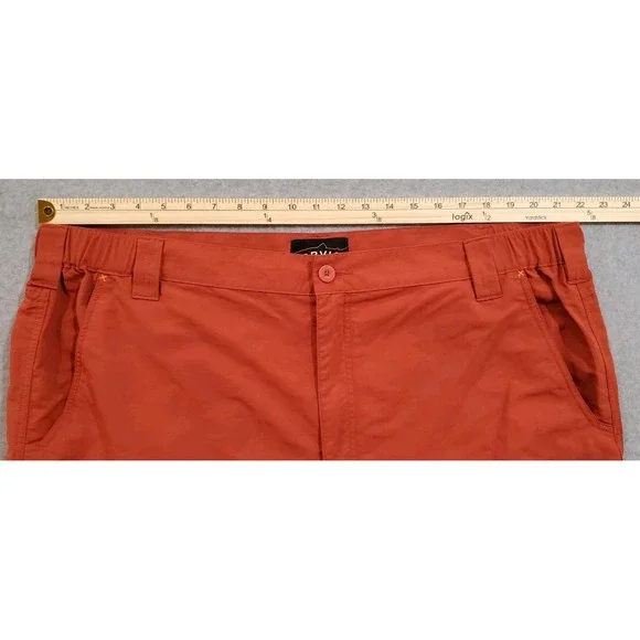 Orvis Men's Quick-Dry Orange Shorts Size XXL - Picture 3 of 7